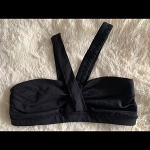 Lululemon Size 6 Black Sports Bra - Worn Twice